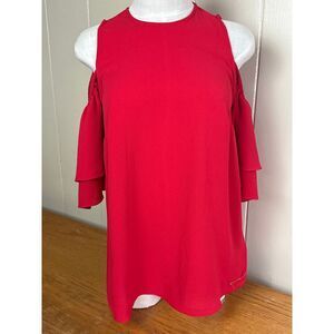 MICHAEL Michael Kors Top Women's Medium Cold shoulder‎ Blouse
